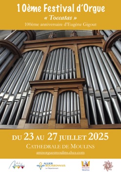 Affiche 10e Festival d&#39;Orgue